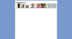 Desktop Screenshot of poorpeople.us